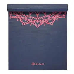 

Yoga Mat, Blue and Pink Marrakesh, 4 mm