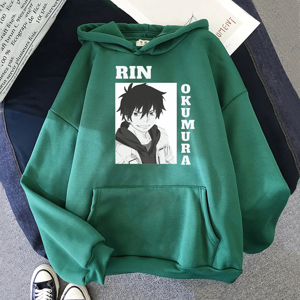 

Anime Blue Exorcist Printed Men/women Rin Okumura Hoodie Long Sleeve Hoddies For Teens Sweatshirt Harajuku Hoodie Streetwear
