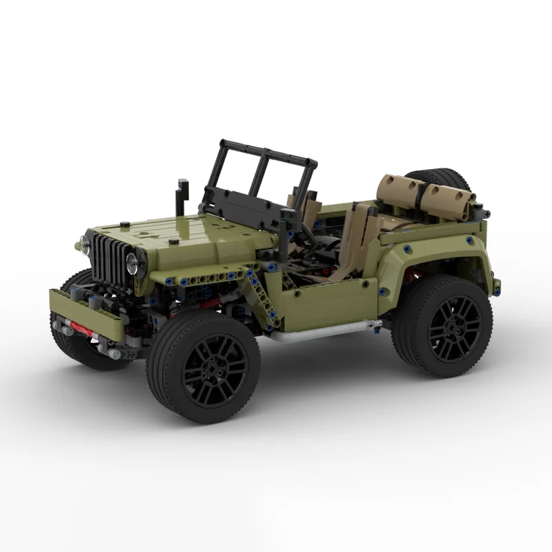 Новый технический конструктор 42110 C Модель-Willys Jeep сделай сам супермашина сборный