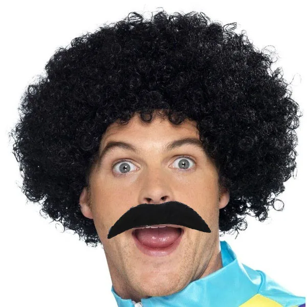 

Черный скаузер мужской короткий парик 120 г и фото