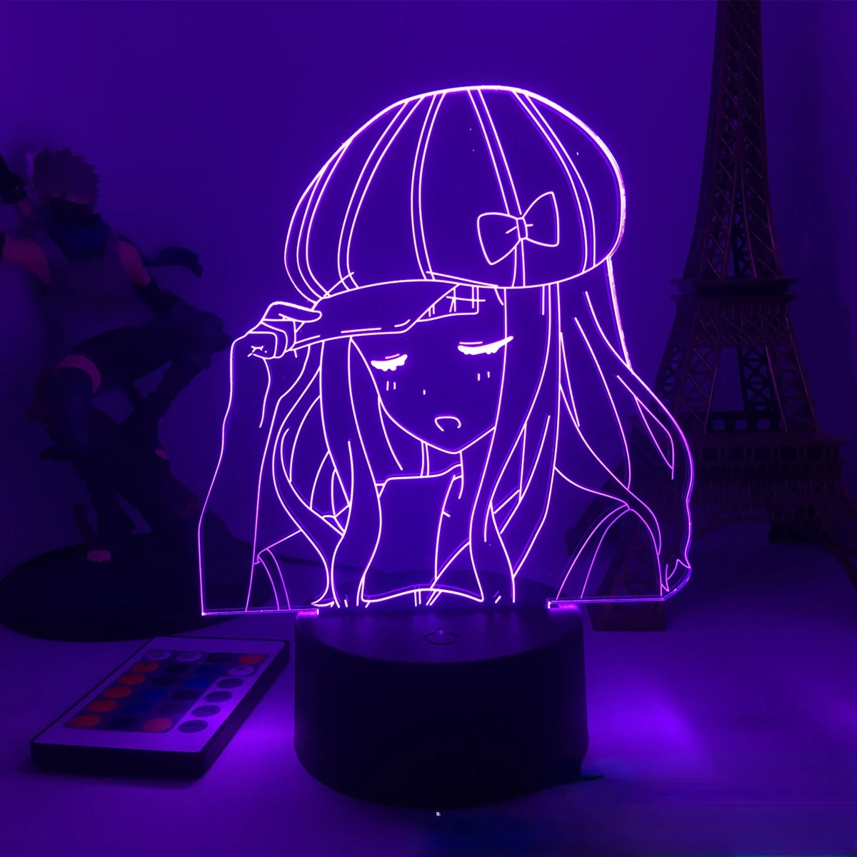 

Anime 3D Lamp kaguya sama wa kokurasetai Led Light Hxh Led Night Light Gift Acrylic Neon Cute Children's Bedroom Decoration