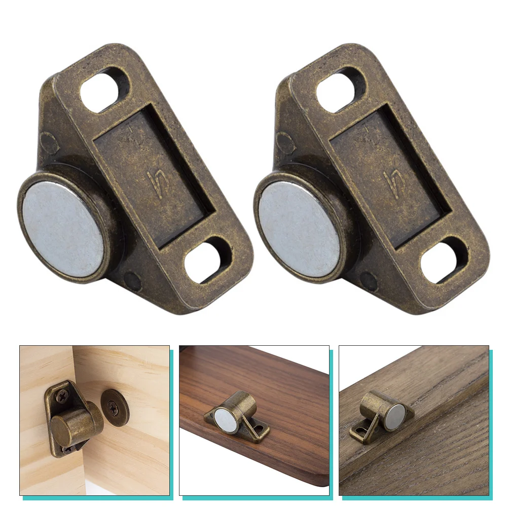 

2pcs Cupboard Magnetic Catch Practical Door Magnetic Catch Cupboard Closer
