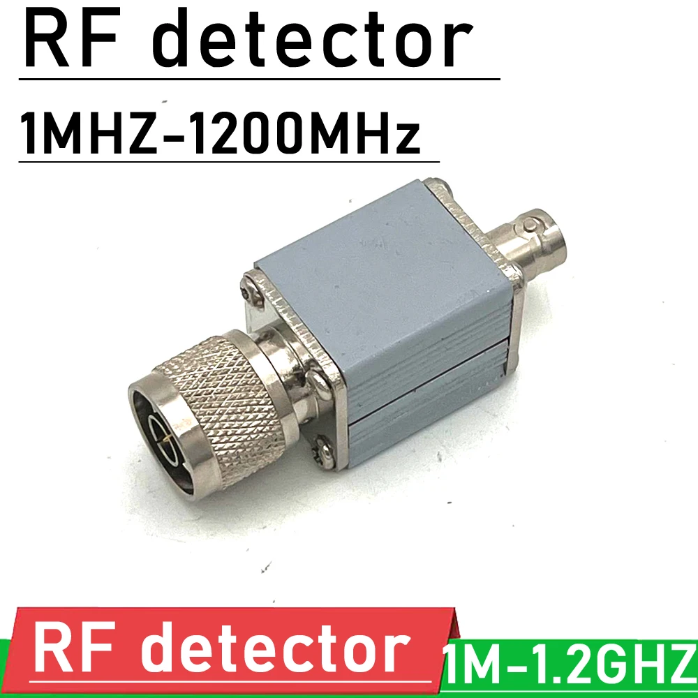 

1MHz~1200MHz Broadband RF Detector High Frequency Field Strength Meter Power Meter FOR video detection AM signal source