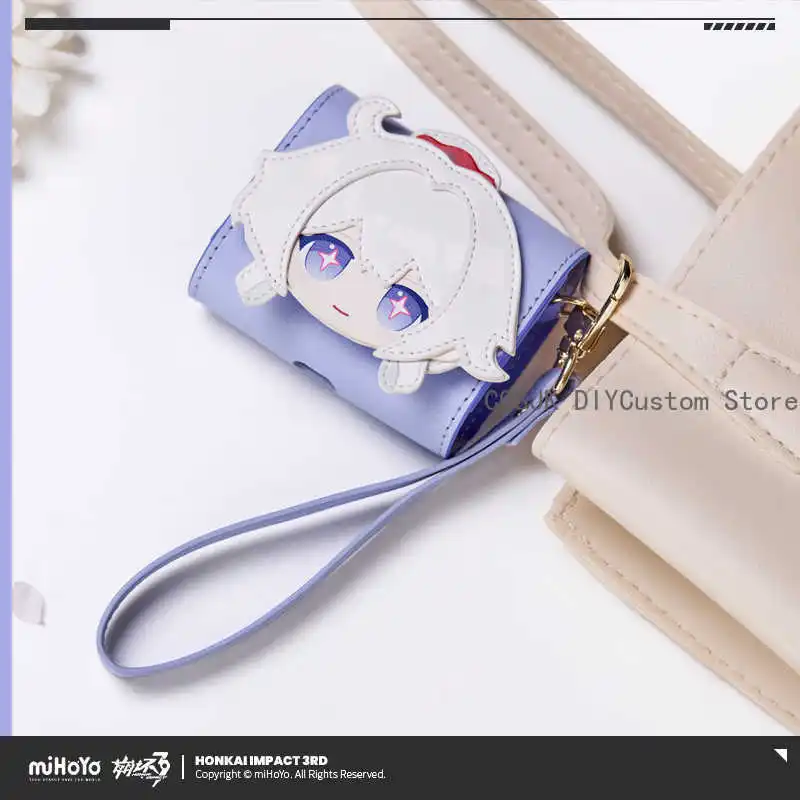 Фото Оригинальный MiHoYo Honkai Impact 3rd Elysia Kiana Kaslana, чехол для наушников для косплея, сумка, милая игра, аниме-подвеска, подарок на Хэллоуин №5