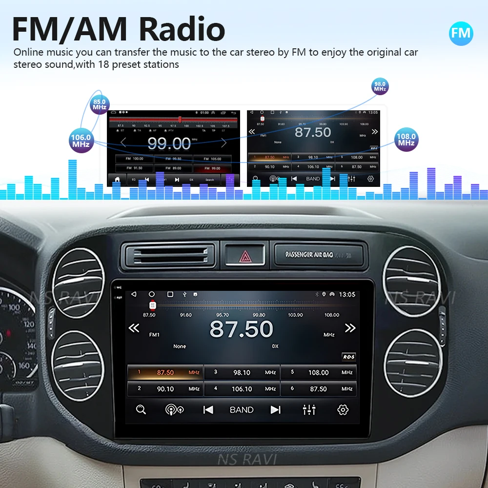Автомагнитола Android 16 с CarPlay, 2K экраном, 2DIN, для VW Volkswagen Tiguan 1 NF 2006-2016 (art.: 3920daefb5a32) - 3920daefb5a32