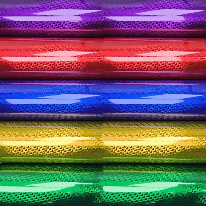 Фиолетовая пленка из углеродного волокна для автотюнинга