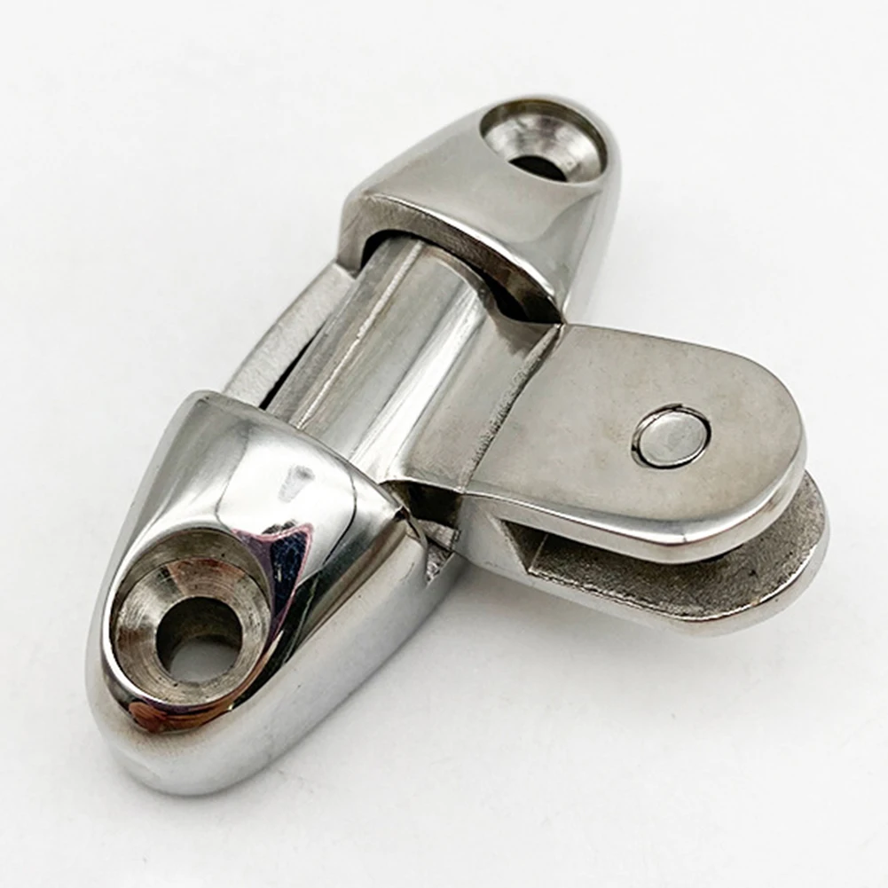 

Swivel Deck Hinge 1Pcs 316 Stainl Steel Bimini Top Cover Accessories Boat Bimini Top With Rubber Pad High Quality