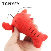 pet dog toys lobster crab cartoon shape plush squeaky sound fun cats catch interactive game chew cleaning teeth pet toy supplies
