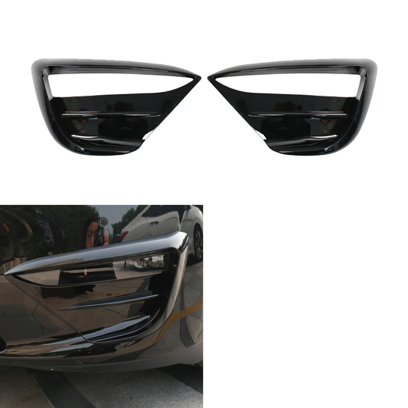 Передний бампер автомобиля противотуманные фары нижняя решетка рамка спойлер