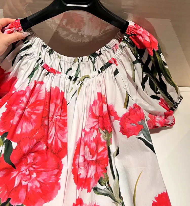 Рисунок 6 - Топ женский хлопковый с принтом гвоздики