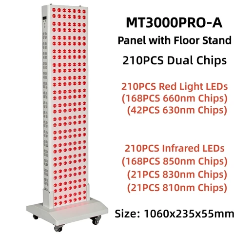 LED-панель красного света для лица и тела