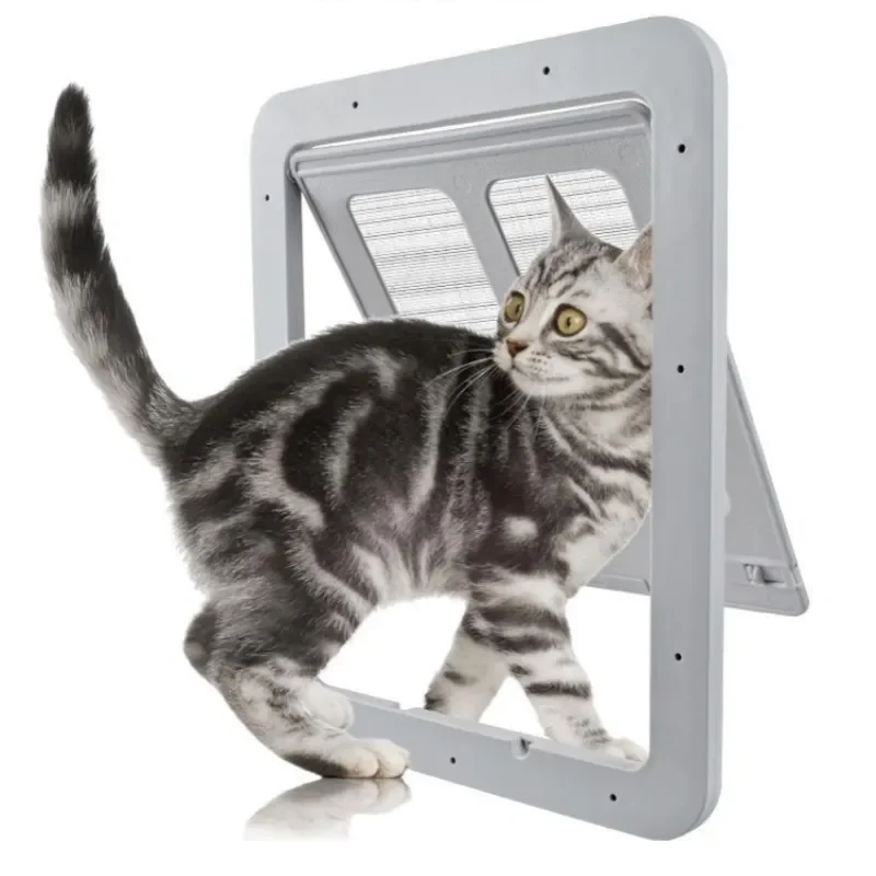 

Locking Self-closing Dog Lockable Cat Function Dog Magnetic Screen Screen Fence Pet Screen Door Door Pet Sliding Gate Door Home