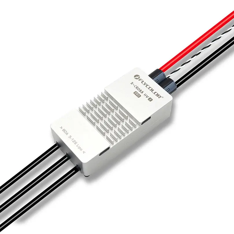 Flycolor X-CROSS HV3 PRO 80A 200A ESC 5-12S BLHeli-32 Dshot Proshot 64 МГц ARM 32-битный контроллер скорости для гоночного дрона RC FPV Flycolor X-CROSS HV3 PRO 80A 200A ESC 5-12S BLHeli-32 Dshot Proshot 64 МГц ARM 32-битный контроллер скорости для гоночного дрона RC FPV