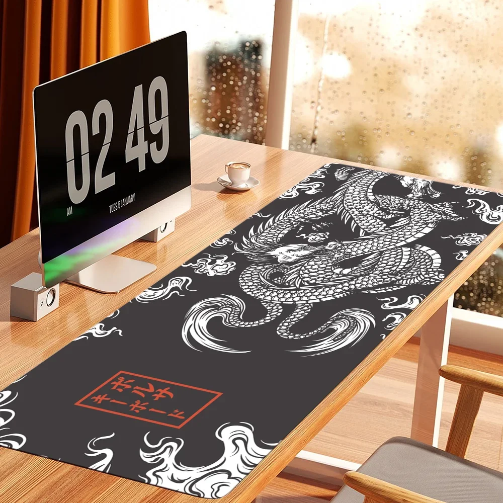 Классный Противоскользящий резиновый коврик для мыши dragao xxl