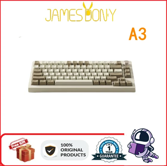 James Donkey A3 Mechanical Keyboard Wireless the third mock examination Gasket Pro Customized Keyboard
