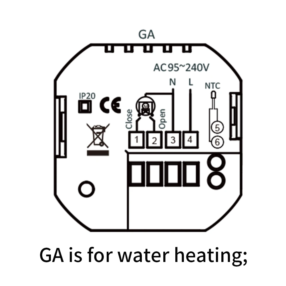 

SHOJZJ Tuya Smart Life WiFi Термостат для газового котла и теплого пола