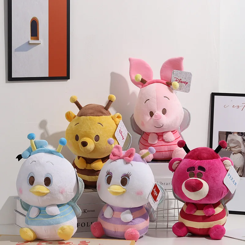 

Disney Plush Toy Jungle Series Strawberry Winnie The Pooh Pink Pig Donald Duck Daisy Cute Doll Children Christmas Birthday Gift