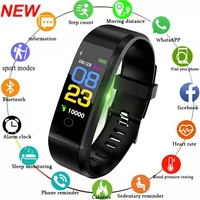 115plus smart watch men women fitness tracker sport watch waterproof smartwatch heart rate blood pressure monitor smart band