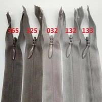 50pcslot 3 ykk invisible zipper close end lace grey 30cm 60cm skirt wedding dress shirt textile tailor sewing accessories