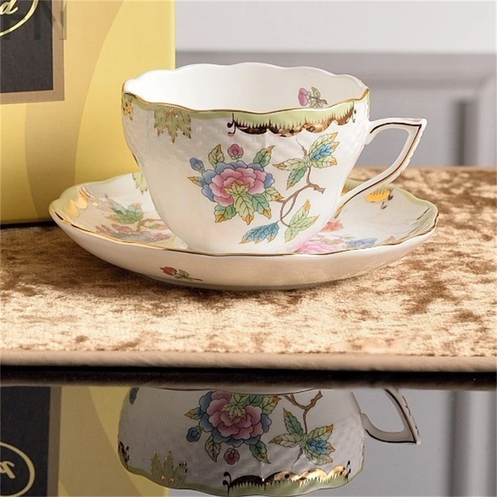 

Чашка и блюдце Flower and Bird Print