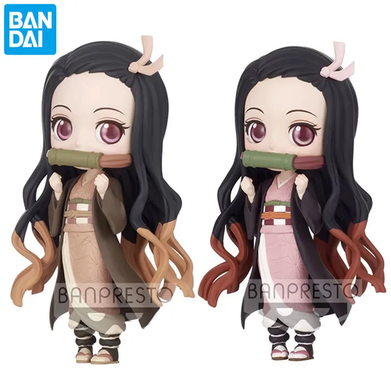 

BANDAI Demon Slayer Kamado Nezuko A B Q Posket Genuine Anime Action Figure Model PVC Boys Girls Collectible Room Decor Gifts