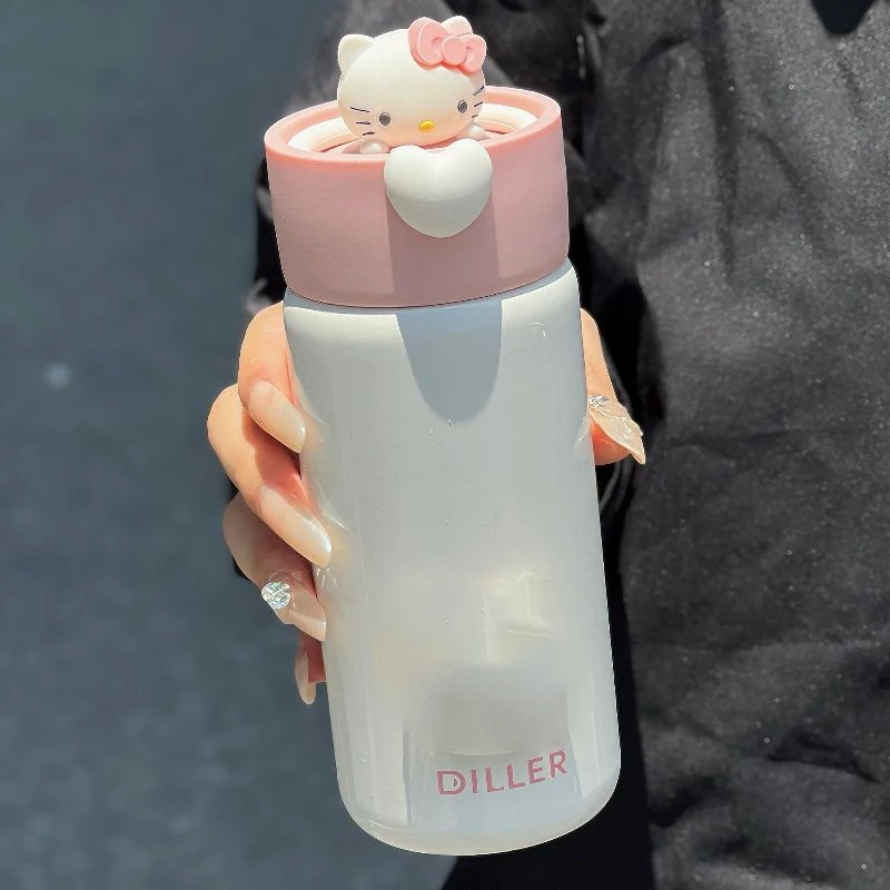 Miniso 200 мл 280 Sus 316 Студенческая термальная чашка Kawaii Hello Kitty мультфильм Милая