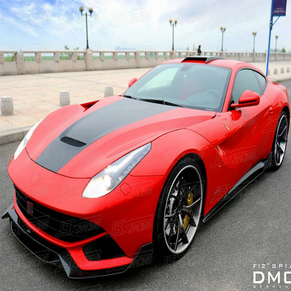 Боковые юбки из углеродного волокна в стиле D для Ferrari F12 Berlinetta 2013-2015(JSKFR1213011)