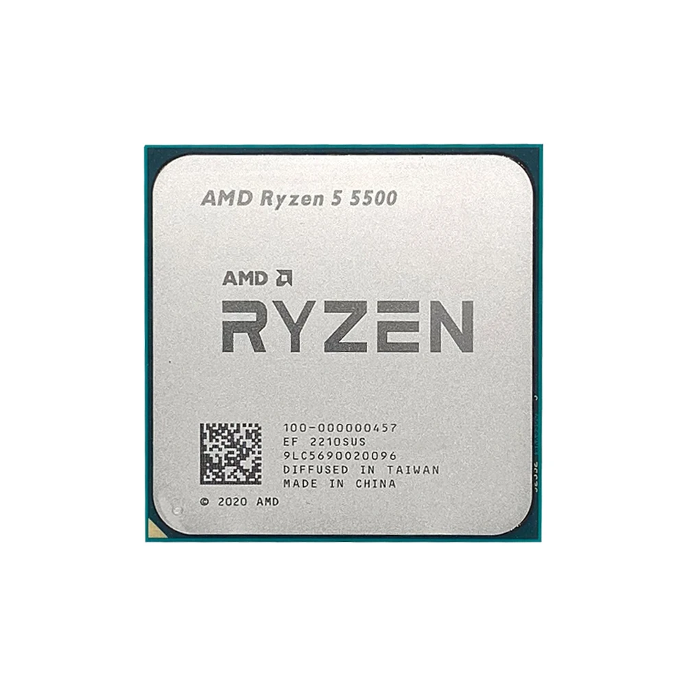 Новый процессор AMD Ryzen 5 5500 R5 3 6 ГГц шестиядерный двенадцатипоточный 7 нм 65 Вт L3 = 16M