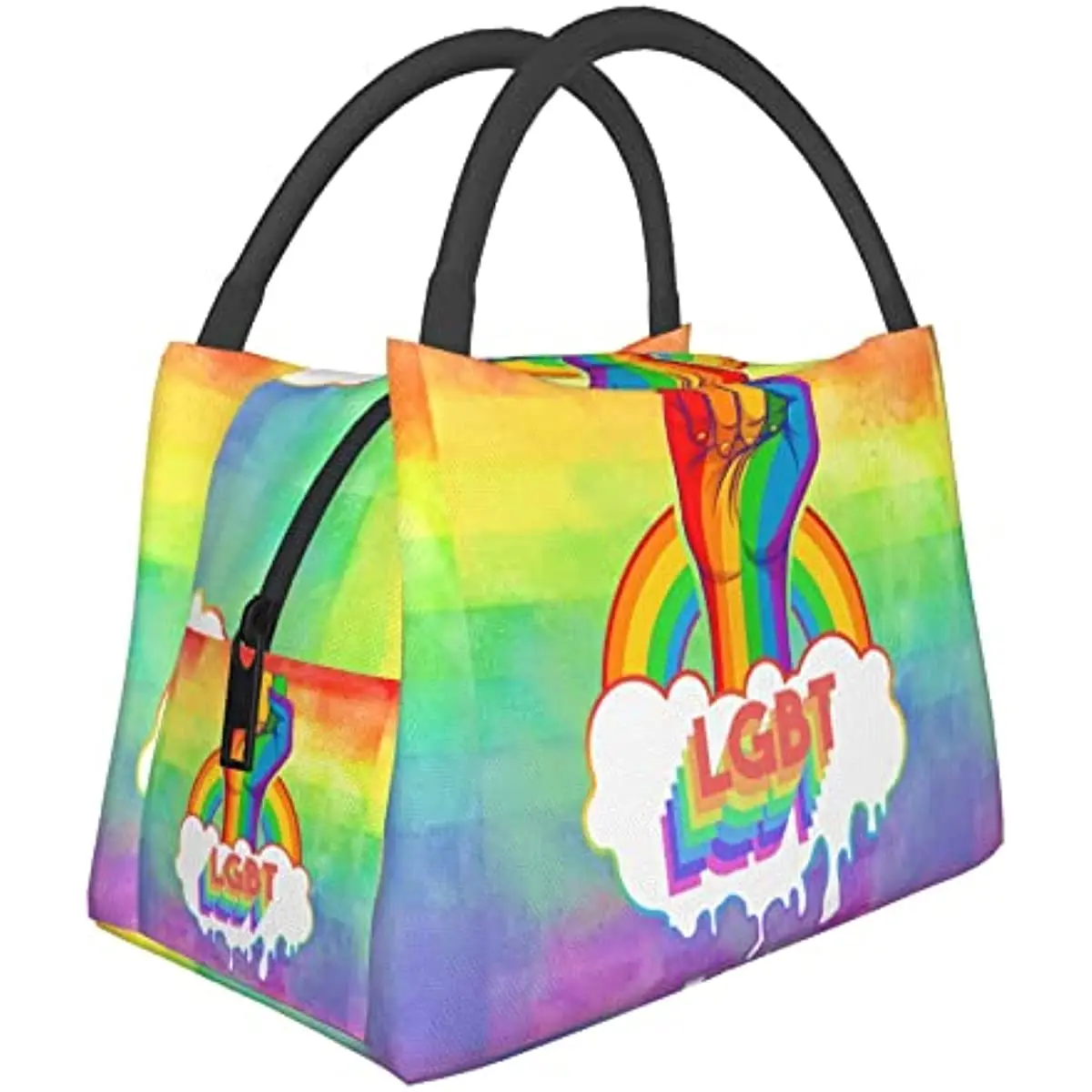 

Bento Bag Lgbt Rainbow Food Container Tote Bag Is Lightweight and WaterProof Leakproof Portable Insulated Bento Bag Insulated