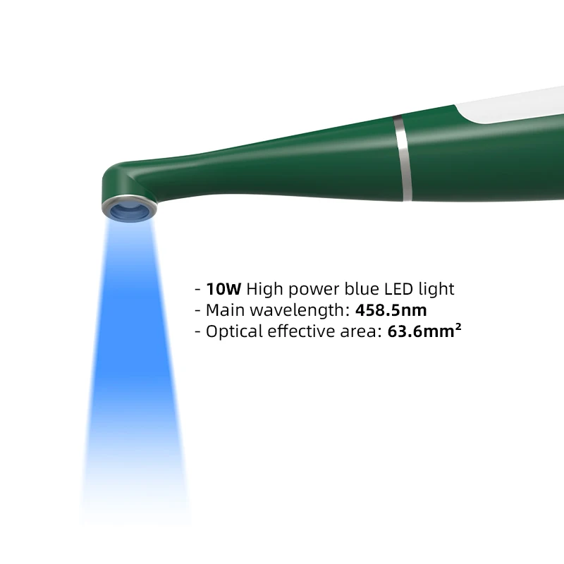 Фото Стоматологическая LED-лампа VV Dental 10W высокой мощности для полимеризации, беспроводная, перезаряжаемая, полимеризация за 1 секунду №4
