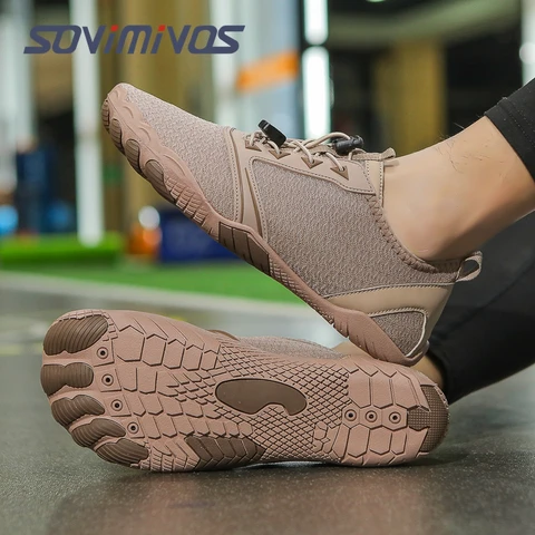 Мужская обувь для босиком, легкая прогулочная обувь, гибкие кроссовки с широким носком и нулевым падением для мужчин, летняя минималистичная повседневная обувь