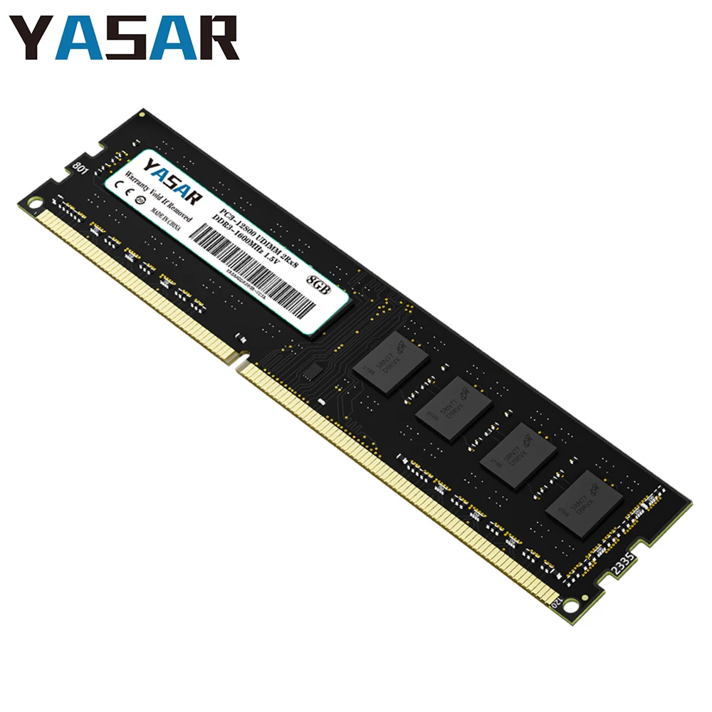 Оперативная память YASAR DDR3 4/8/16 ГБ 1600 МГц