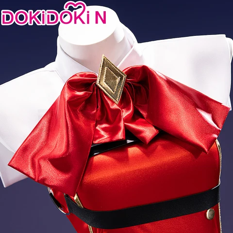 Косплей костюм Золотой Корабль DokiDoki-N красный женский