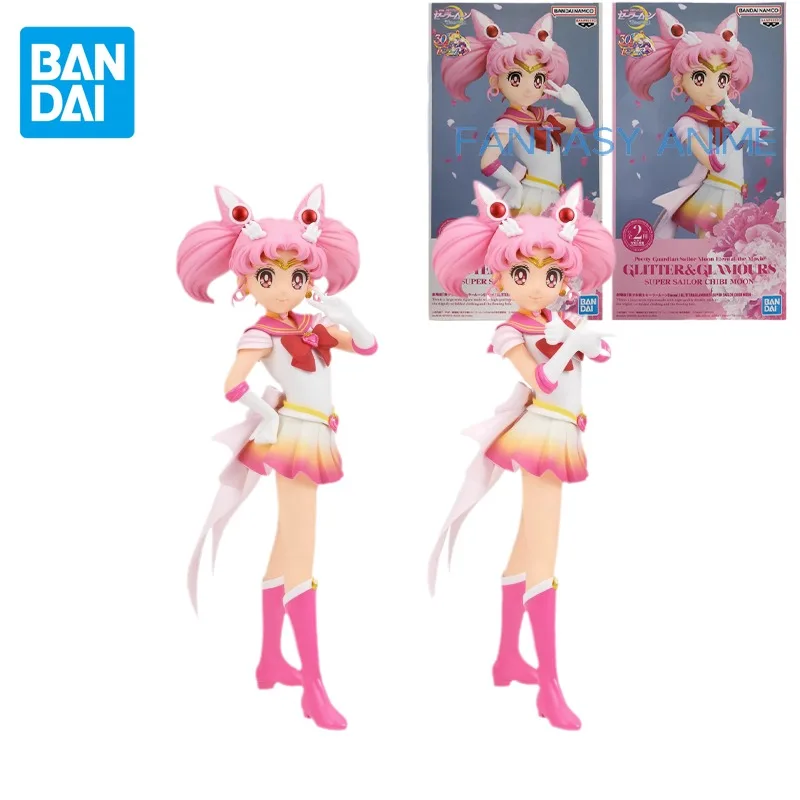 Фото Фигурки героев аниме Bandai, Оригинальные фигурки Сейлор Мун, блестящие Винус, чибисша, блестящие гламуры, фигурки, игрушки для детей, Подарочная модель №1