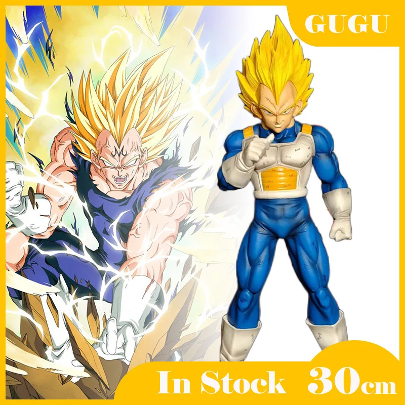 30cm Anime Dragon Ball Z Vegeta Figure DBZ Super Saiyan Action Figures PVC Statue Figurine Model Doll Decoration Toy Kids Gift