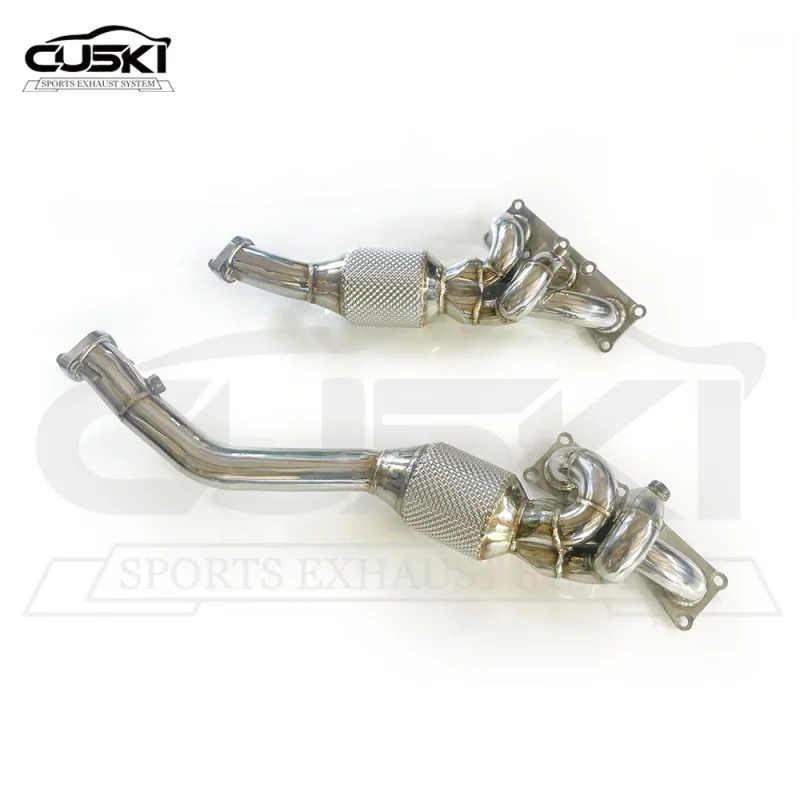 Подходит для BMW 523 F10 N52 2 5/3 0 2009-2015 нержавеющая сталь выхлопная труба теплоизоляция