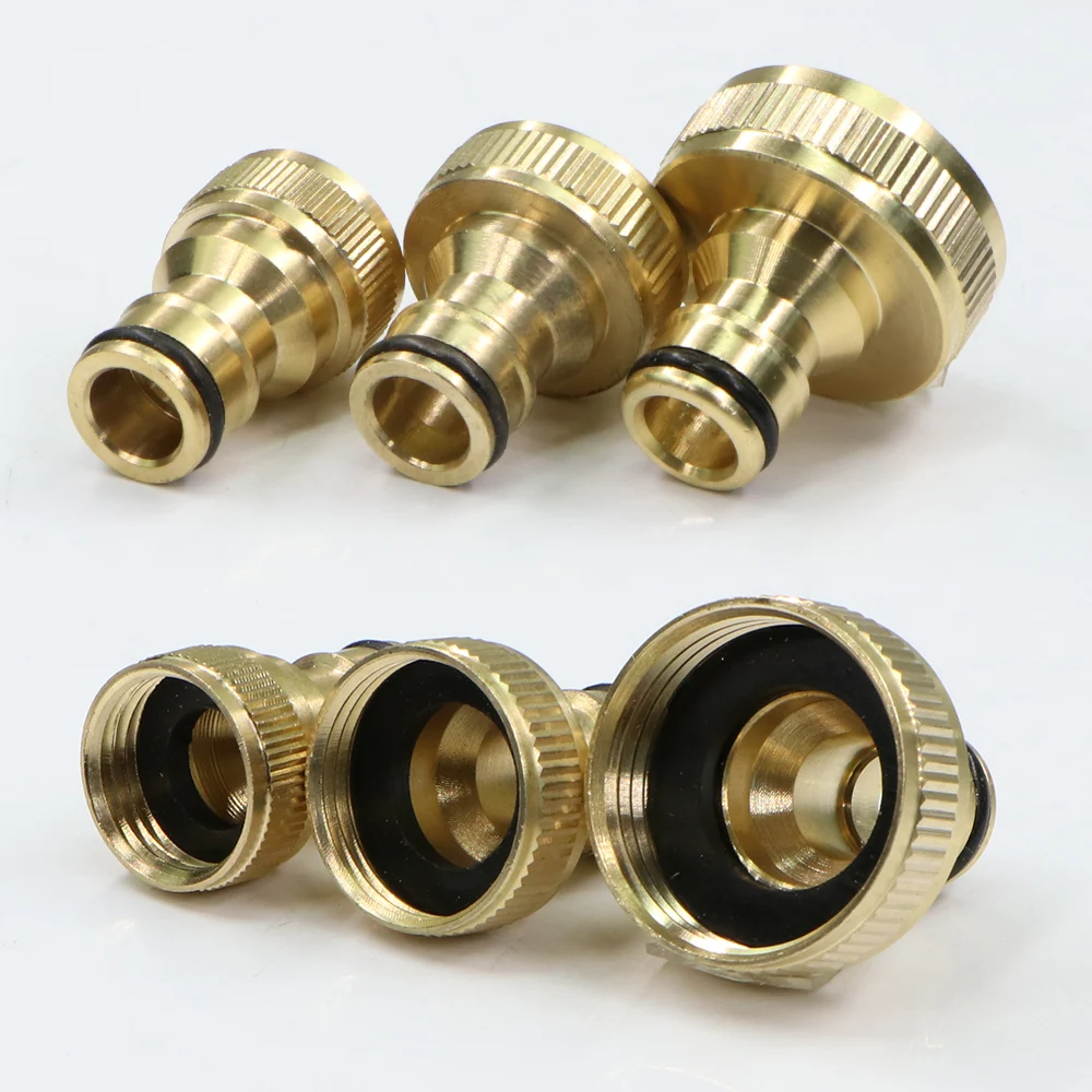 Прочный латунный быстроразъемный соединитель 1/2 дюйма 3/4 1 дюйм Женская Резьба BSP