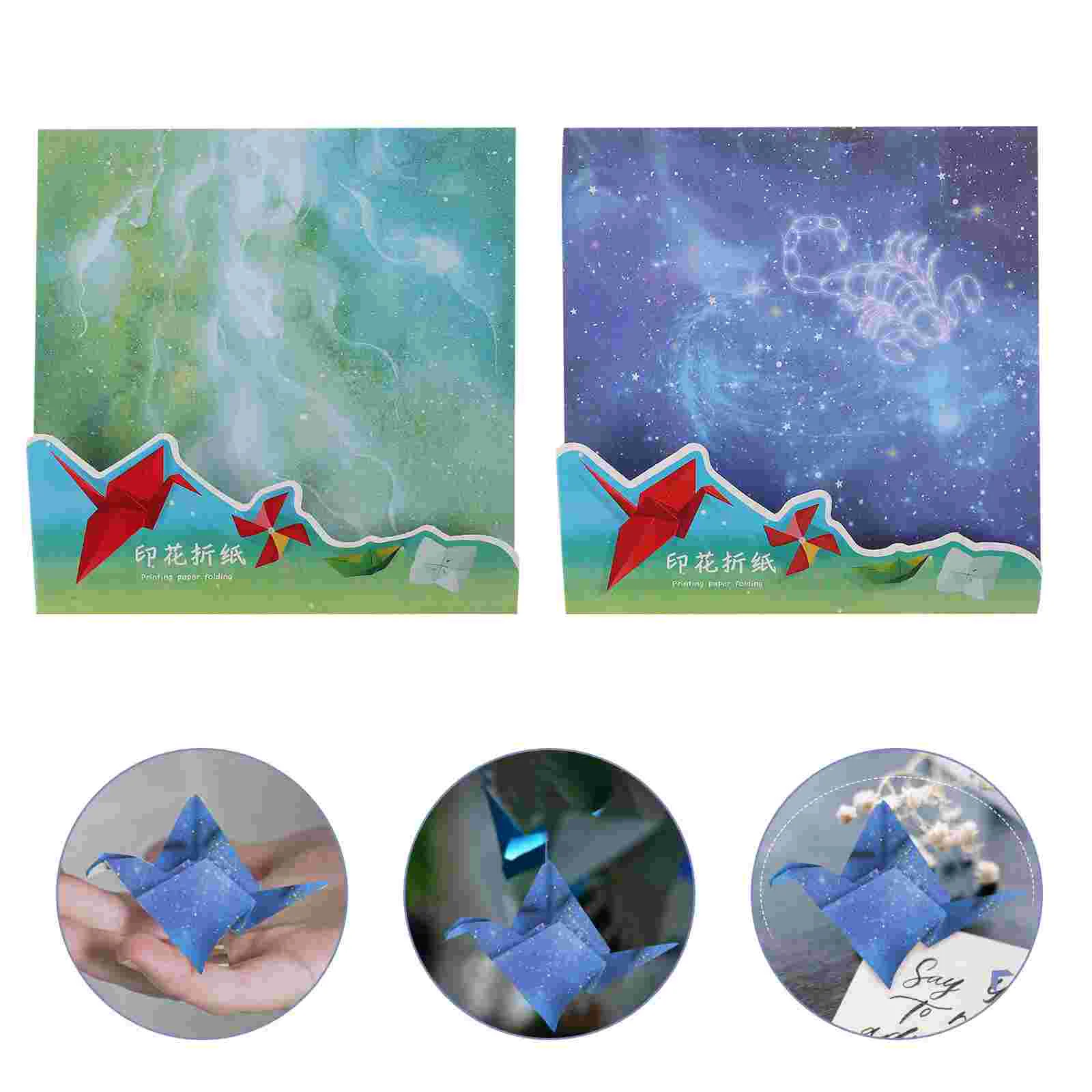 

Paper Origami Diy Folding Papers Supplies Kids Craftsjapanese Craftart Sheets Children Universe Theme Double Sided Tissue Rice