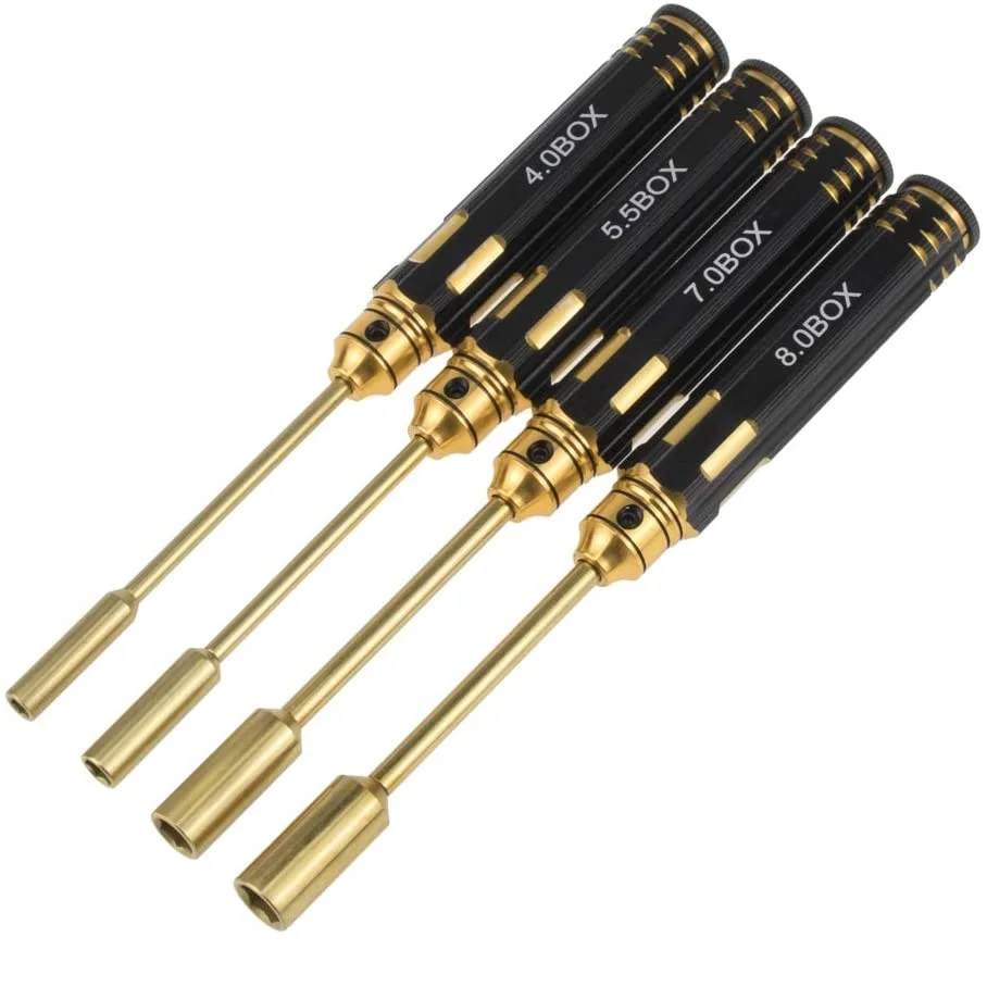 

4PSC RC Hex Screwdriver Hexagon Socket Driver Set RC Repair Tools Set for Rc helicopter,Car,boats,airplane 4.0 5.5 7.0 8.0mm