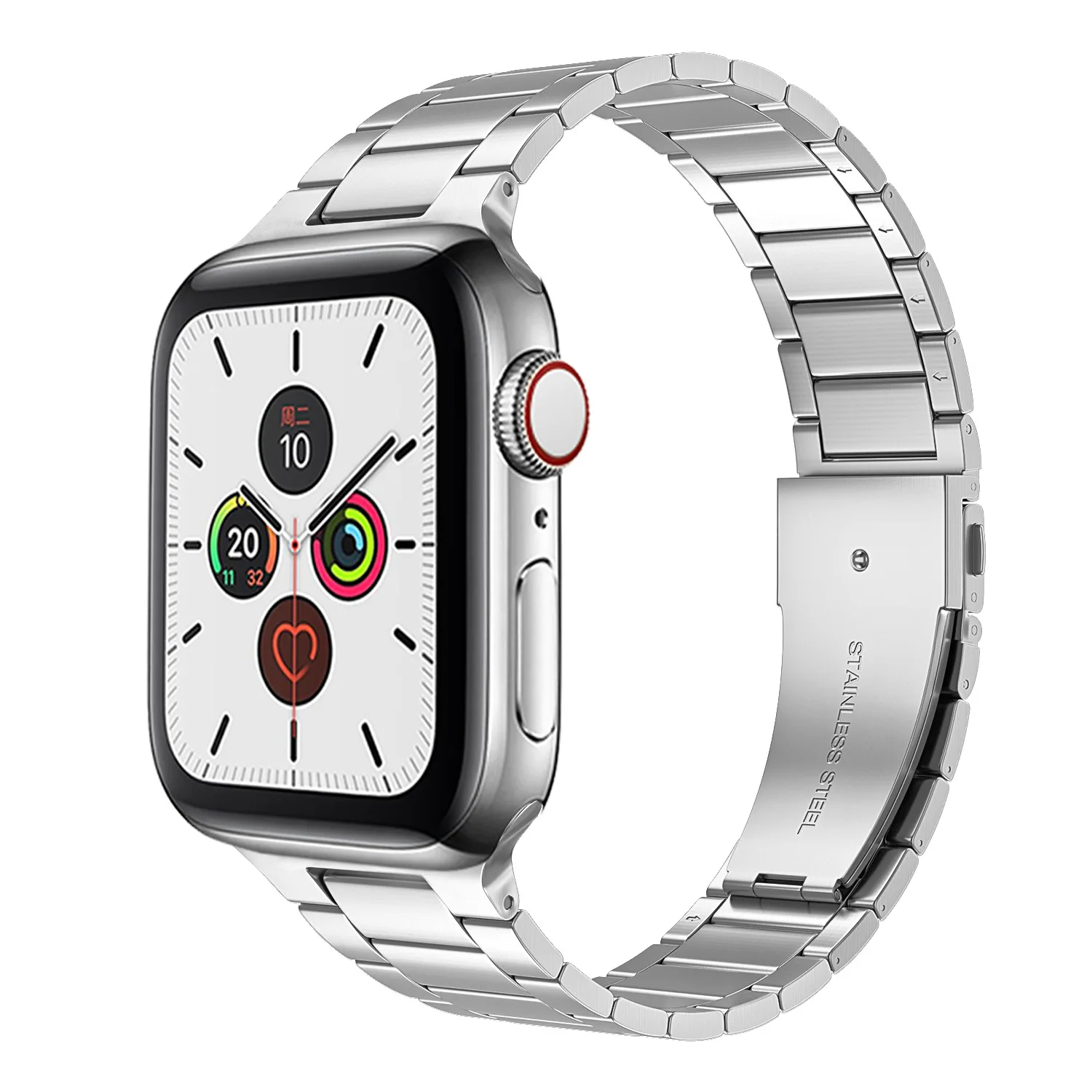 Metal Strap for Apple Watch Band 44mm 42mm 40mm 38mm 41 45mm Stainless Steel Bracelet for iWatch 7 6 SE 5 4 3 Series Accessories