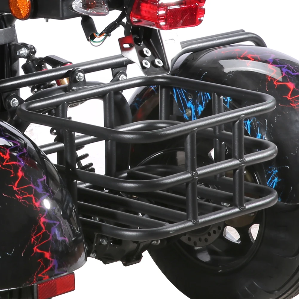 Трехколесный трехколесный велосипед с большими шинами для взрослых