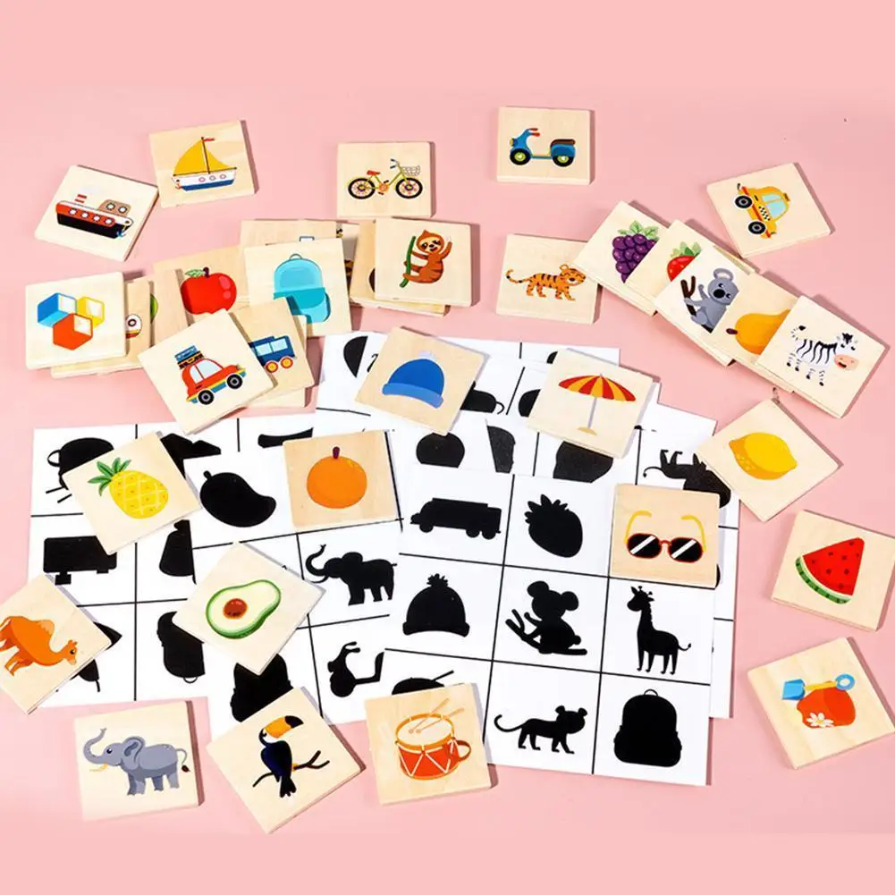 Montessori Screw Nut Matching Shape Plastic Cartoon Puzzle Building Block Assembly Game Early Educational Toys For Children T4q4