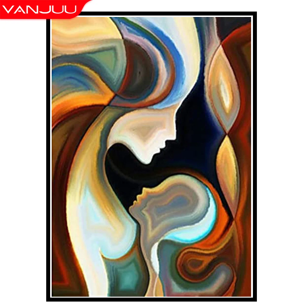 

5D Abstract Diamond Mosaic Full Round Drill Cartoon Rhinestone Embroidery DIY Diamond Painting Diamond Kit Home Decor