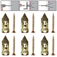 1020pcs self drilling anchors screws self tapping expansion screw drywall anchor kits fixing plug suitable for gypsum board