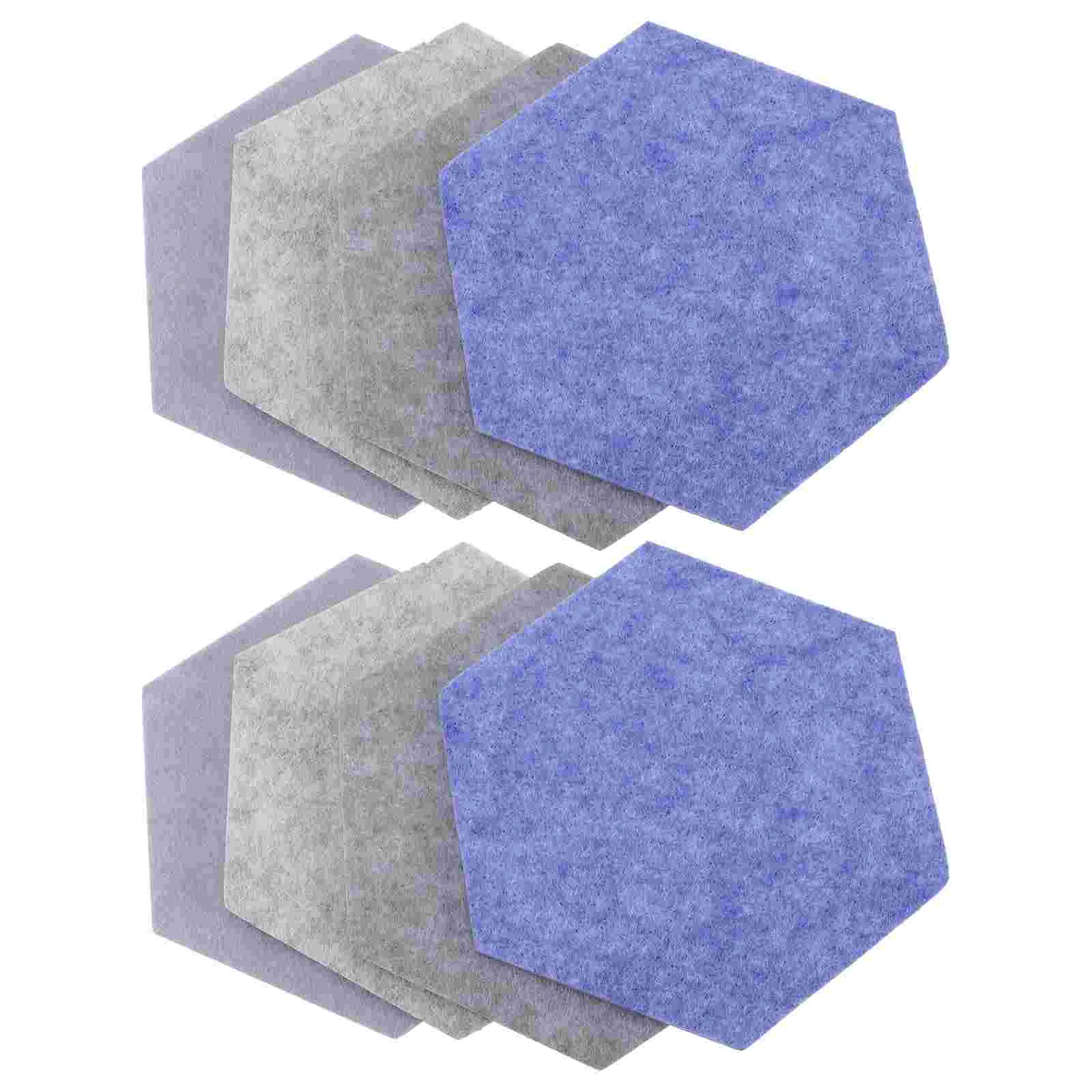 

8 Pcs Pegboards Soundproof Board Liner DIY Hexagon Wall Tiles Cork Tiles Bulletin Board Decor Felt Board Felt Wall Stickers