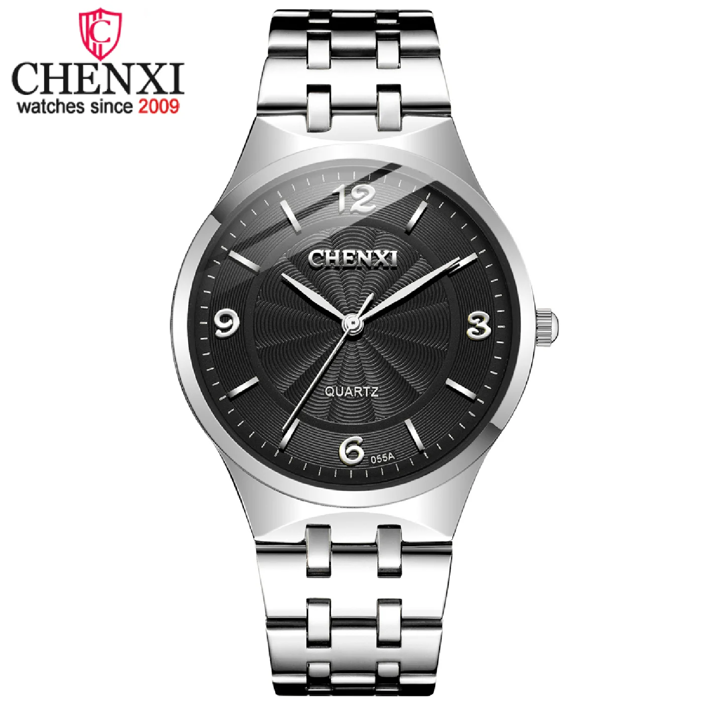CHENXI Brand Original Luxury Famous Full Steel Couple Watches Lovers Quartz Clocks  Rose Gold Men Watch Women Wristwatch Relogio