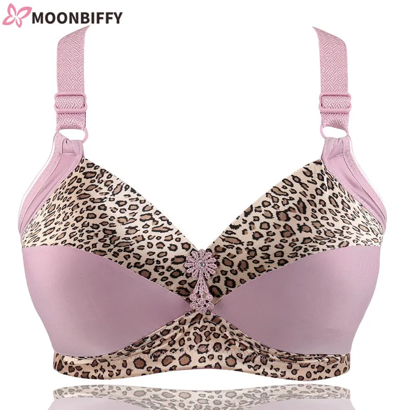 

Женский Леопардовый бюстгальтер с чашками пуш-ап, размеры 40-46