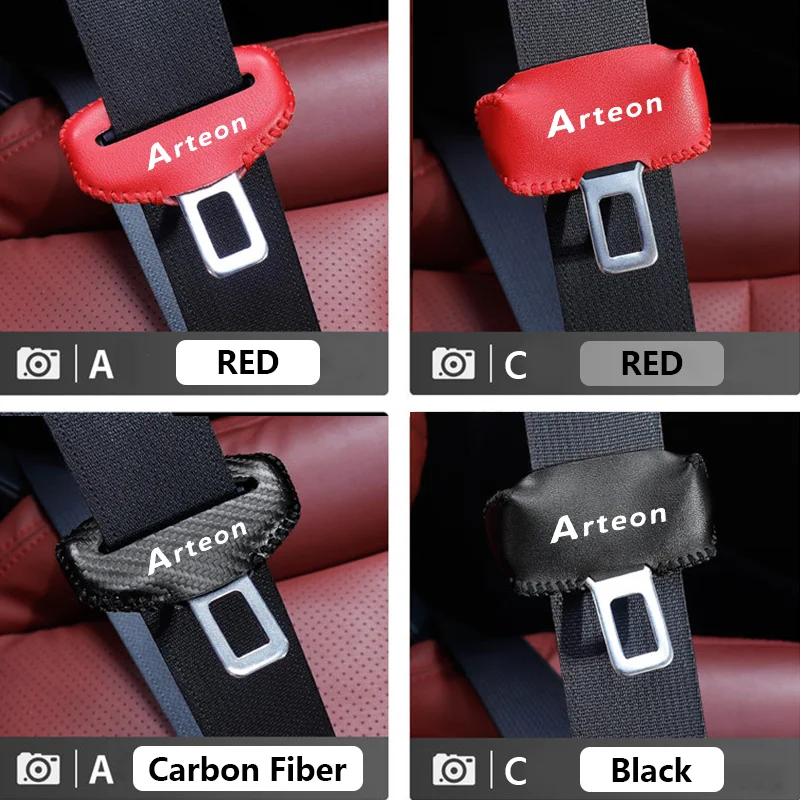 1 шт. чехол из искусственной кожи с пряжкой для автомобильного ремня безопасности
