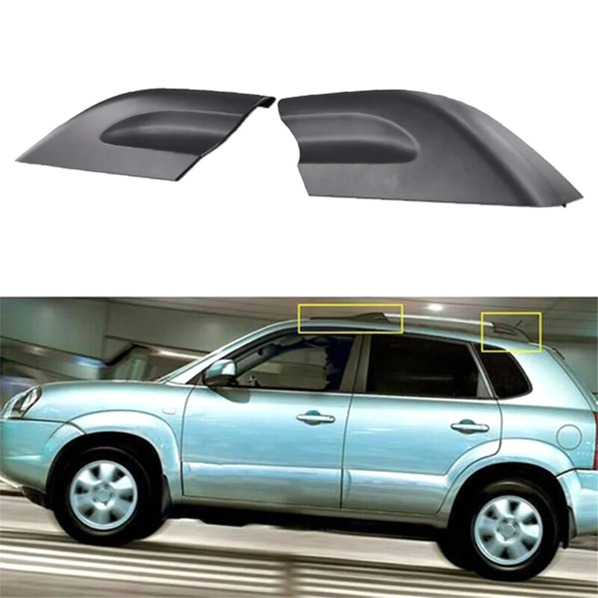 Передняя и задняя крышка багажника на крышу автомобиля для Hyundai Tucson JM 2005-09 872912 E000
