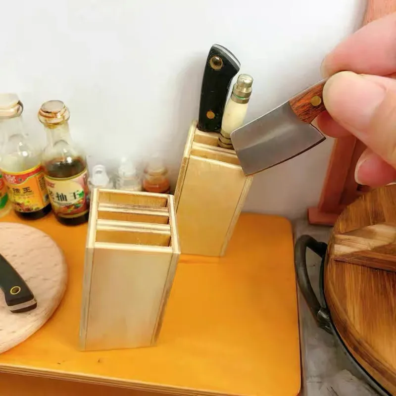 Забавная мини-разделочная доска кухонный нож украшения миниатюрные фигурки